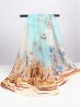 Chiffon Cityscape Fashion Scarf